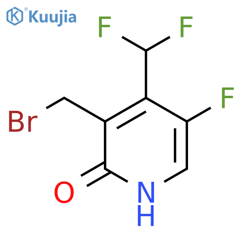 3-(Bromomethyl)-4-(difluoromethyl)-5-fluoro-2-hydroxypyridine structure