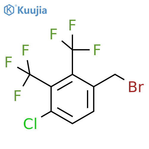 2,3-Bis(trifluoromethyl)-4-chlorobenzyl bromide structure