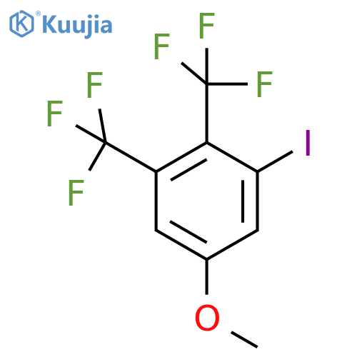 3,4-Bis(trifluoromethyl)-5-iodoanisole structure