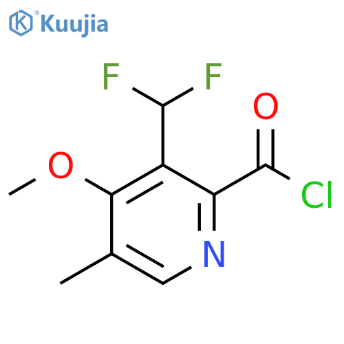 3-(Difluoromethyl)-4-methoxy-5-methylpyridine-2-carbonyl chloride structure