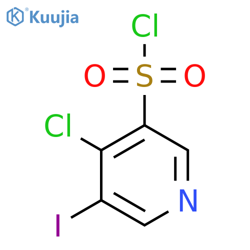 4-Chloro-3-iodopyridine-5-sulfonyl chloride structure