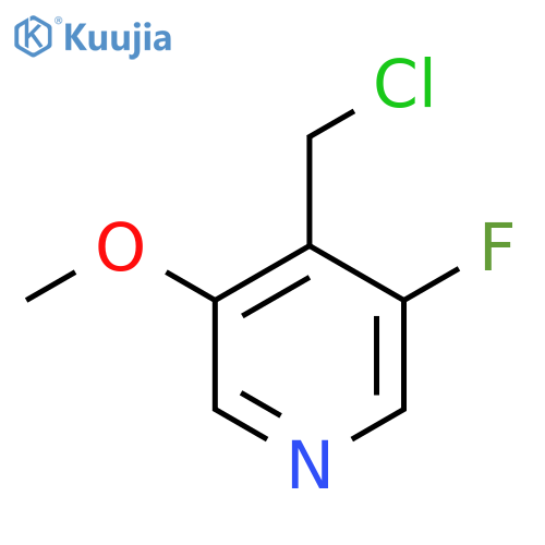 4-Chloromethyl-3-fluoro-5-methoxypyridine structure