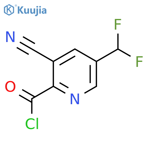 3-Cyano-5-(difluoromethyl)picolinoyl chloride structure