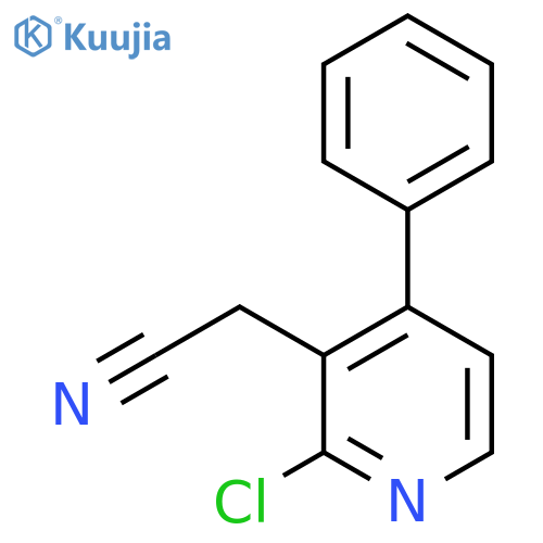 2-Chloro-4-phenylpyridine-3-acetonitrile structure