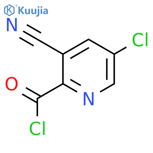 5-Chloro-3-cyanopicolinoyl chloride structure