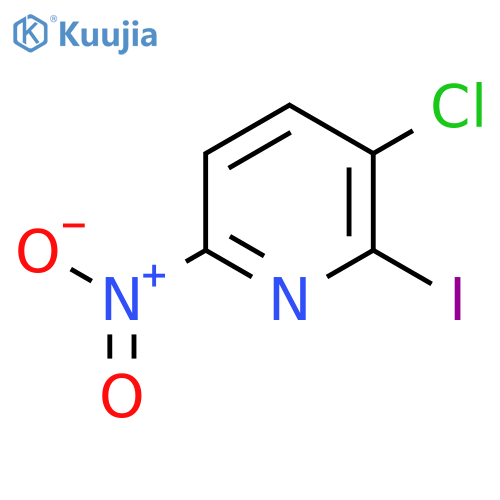 3-Chloro-2-iodo-6-nitropyridine structure