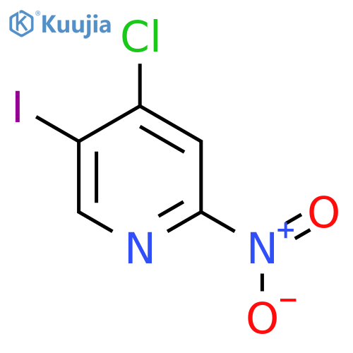 4-Chloro-5-iodo-2-nitropyridine structure