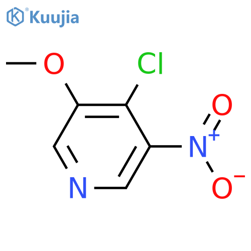 4-Chloro-3-methoxy-5-nitropyridine structure
