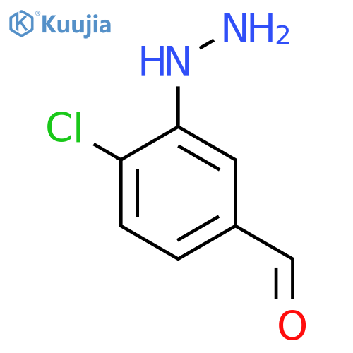 2-Chloro-5-formylphenylhydrazine structure