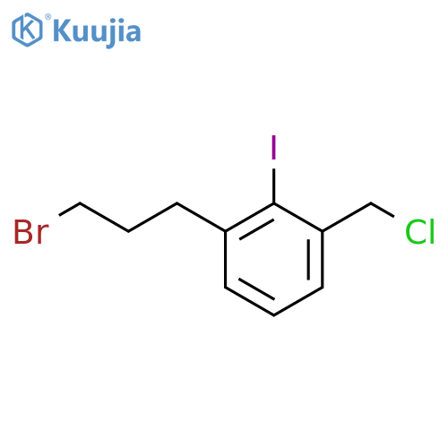 3-(3-Bromopropyl)-2-iodobenzyl chloride structure