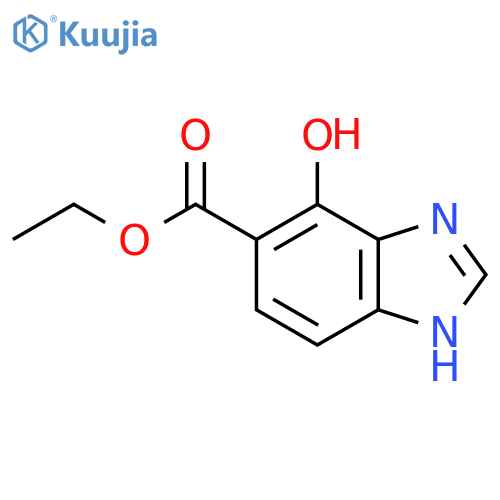 Ethyl 4-hydroxy-1H-benzimidazole-5-carboxylate structure