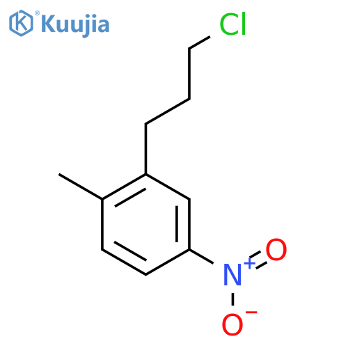2-(3-Chloropropyl)-4-nitrotoluene structure