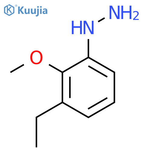 3-Ethyl-2-methoxyphenylhydrazine structure