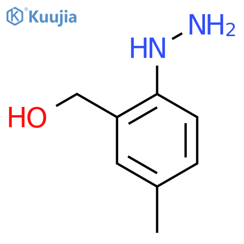2-(Hydroxymethyl)-4-methylphenylhydrazine structure