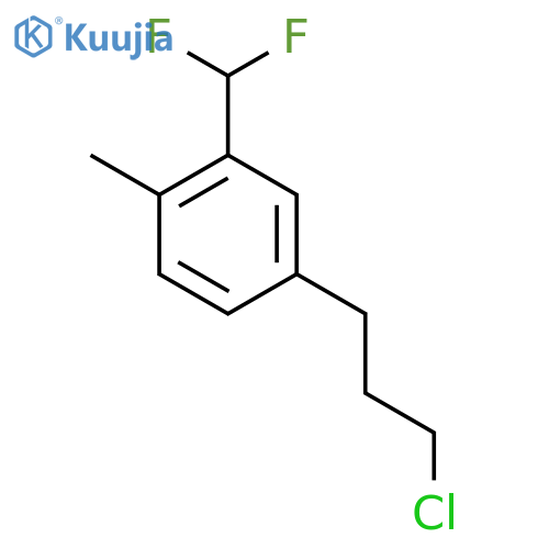4-(3-Chloropropyl)-2-(difluoromethyl)toluene structure