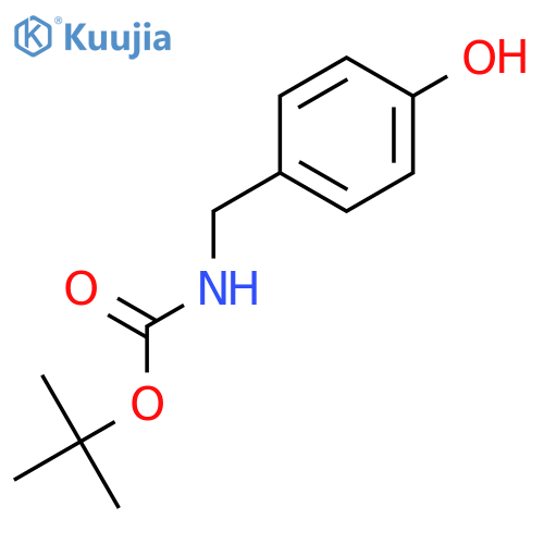 tert-butyl N-(4-hydroxyphenyl)-N-methylcarbamate structure