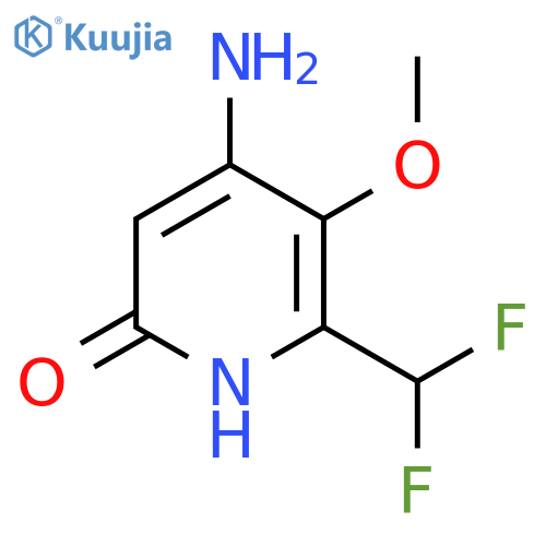 4-Amino-2-(difluoromethyl)-6-hydroxy-3-methoxypyridine structure