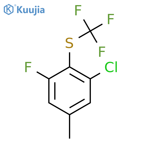 3-Chloro-5-fluoro-4-(trifluoromethylthio)toluene structure