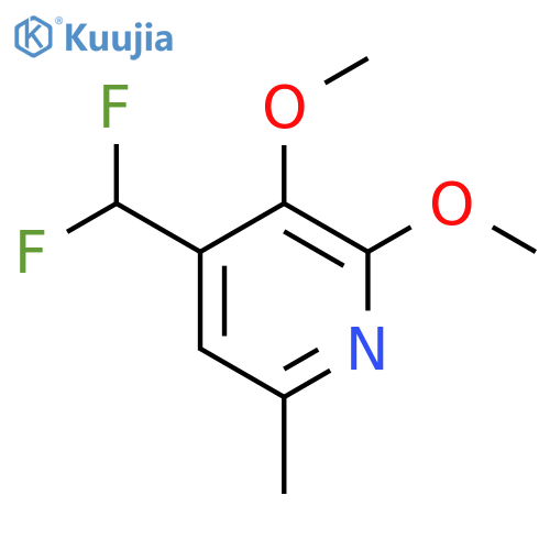 4-(Difluoromethyl)-2,3-dimethoxy-6-methylpyridine structure