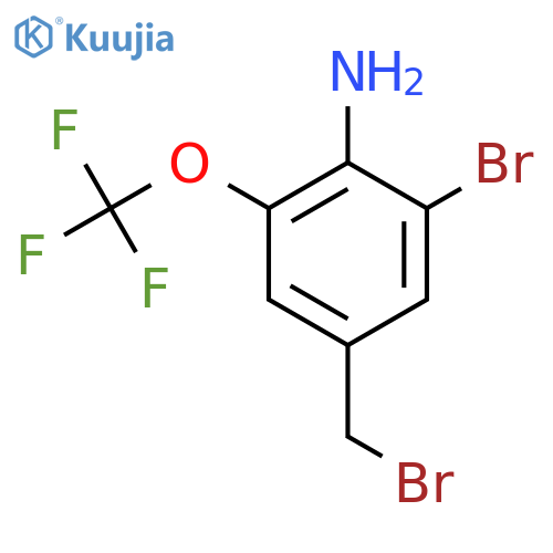 4-Amino-3-bromo-5-(trifluoromethoxy)benzyl bromide structure