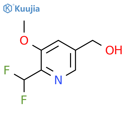 2-(Difluoromethyl)-3-methoxypyridine-5-methanol structure