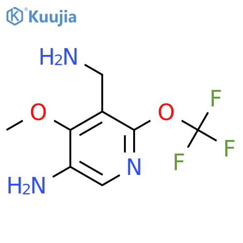 5-Amino-3-(aminomethyl)-4-methoxy-2-(trifluoromethoxy)pyridine structure