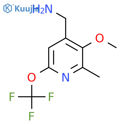 4-(Aminomethyl)-3-methoxy-2-methyl-6-(trifluoromethoxy)pyridine structure
