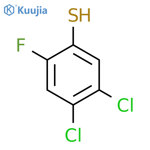 4,5-Dichloro-2-fluorothiophenol structure