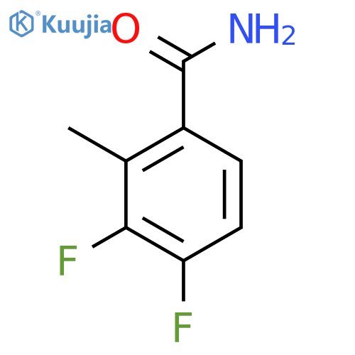 3,4-Difluoro-2-methylbenzamide structure