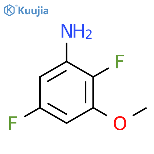 Benzenamine, 2,5-difluoro-3-methoxy- structure