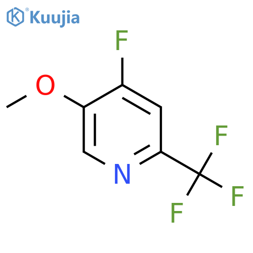4-Fluoro-5-methoxy-2-(trifluoromethyl)pyridine structure