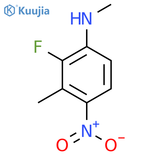 2-Fluoro-N,3-dimethyl-4-nitroaniline structure