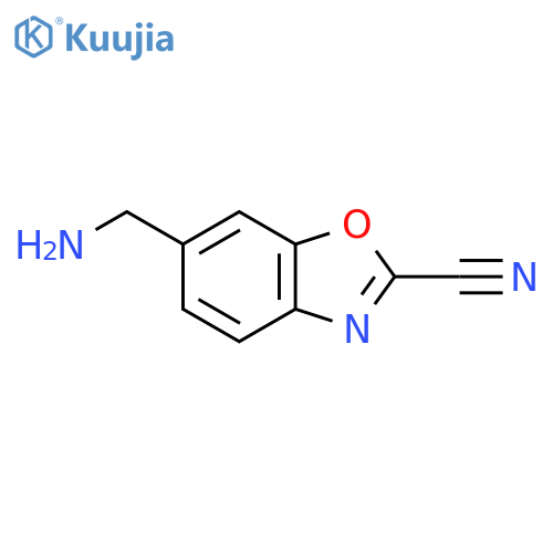 6-(Aminomethyl)-2-cyanobenzo[d]oxazole structure