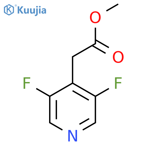 Methyl 3,5-difluoropyridine-4-acetate structure