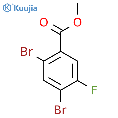 Methyl 2,4-dibromo-5-fluorobenzoate structure