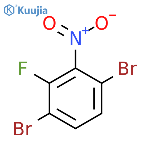 1,4-Dibromo-2-fluoro-3-nitrobenzene structure