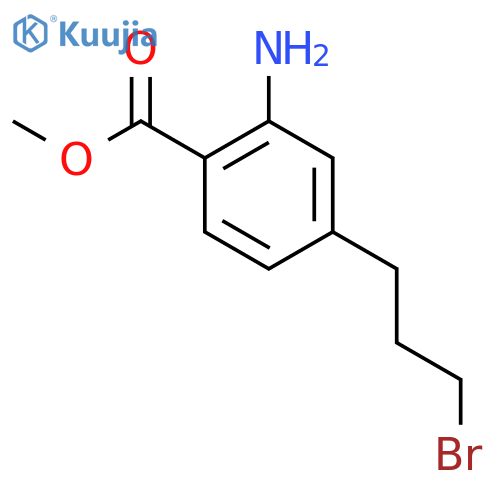 Methyl 2-amino-4-(3-bromopropyl)benzoate structure