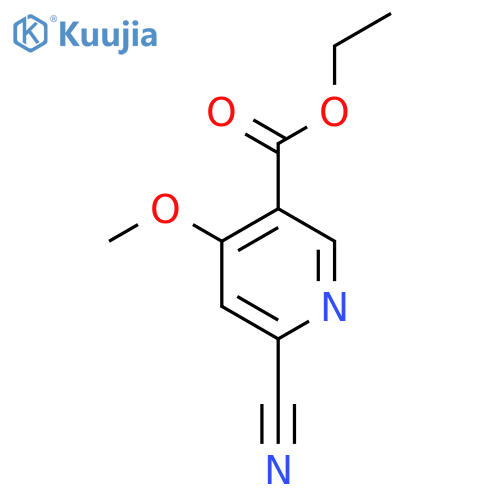 Ethyl 6-cyano-4-methoxynicotinate structure