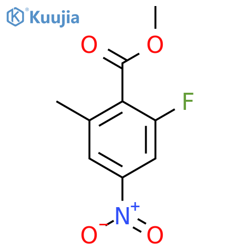 Methyl 2-fluoro-6-methyl-4-nitrobenzoate structure