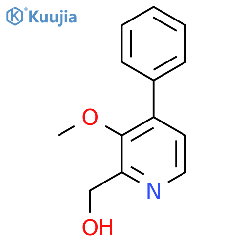 3-Methoxy-4-phenylpyridine-2-methanol structure