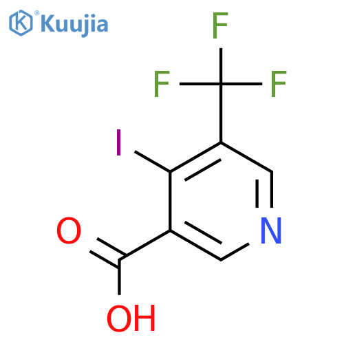 4-Iodo-5-(trifluoromethyl)nicotinic acid structure