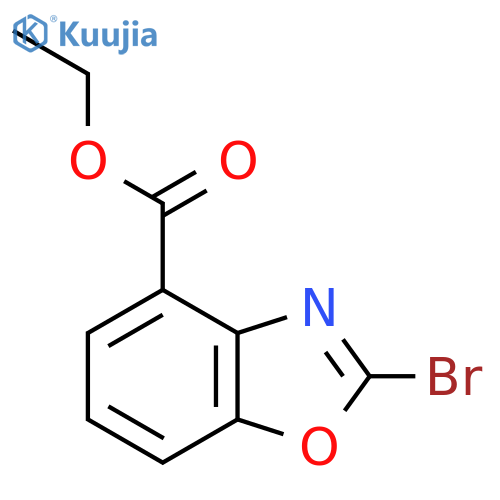 Ethyl 2-bromobenzo[d]oxazole-4-carboxylate structure