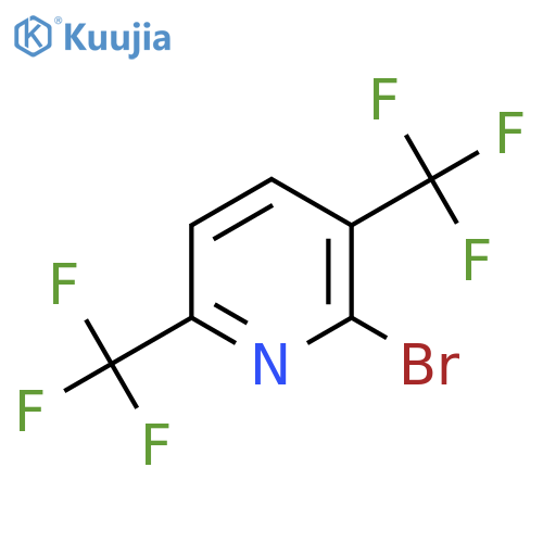 3,6-Bis(trifluoromethyl)-2-bromopyridine structure