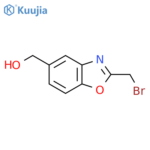 2-(Bromomethyl)benzo[d]oxazole-5-methanol structure
