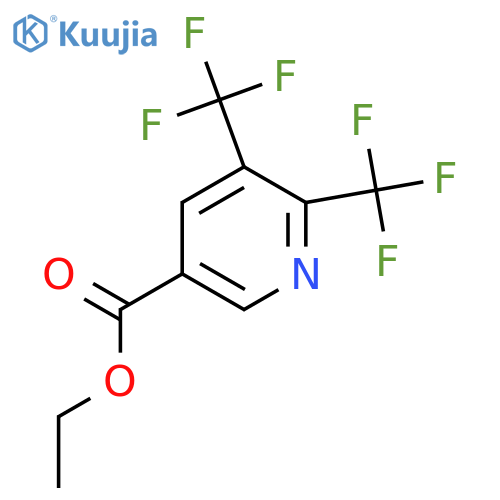 Ethyl 5,6-bis(trifluoromethyl)nicotinate structure