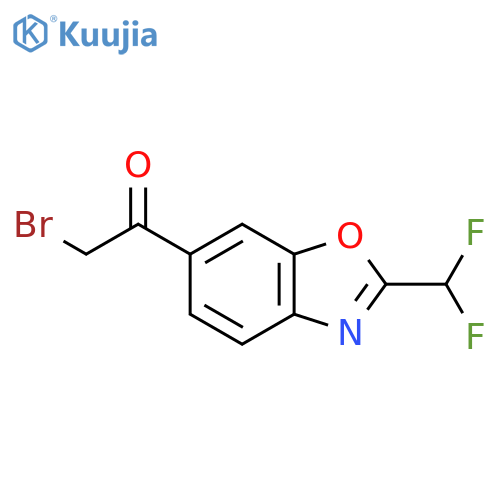 6-(2-Bromoacetyl)-2-(difluoromethyl)benzo[d]oxazole structure
