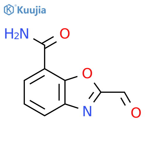 2-Formylbenzo[d]oxazole-7-carboxamide structure