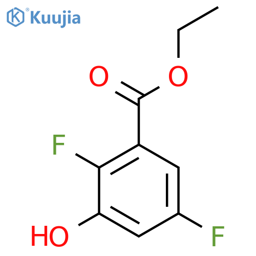 Ethyl 2,5-difluoro-3-hydroxybenzoate structure