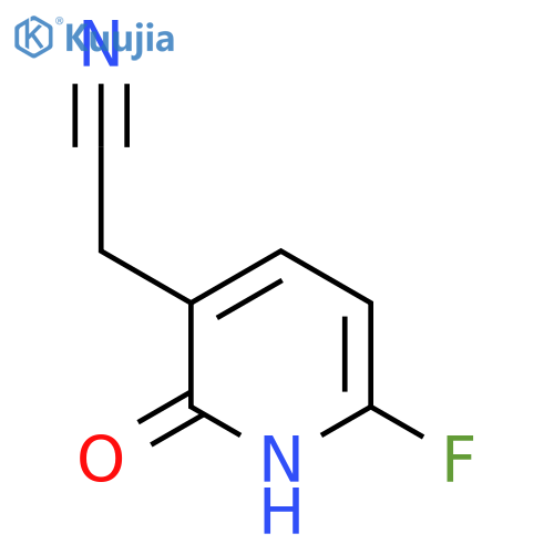 6-Fluoro-2-hydroxypyridine-3-acetonitrile structure