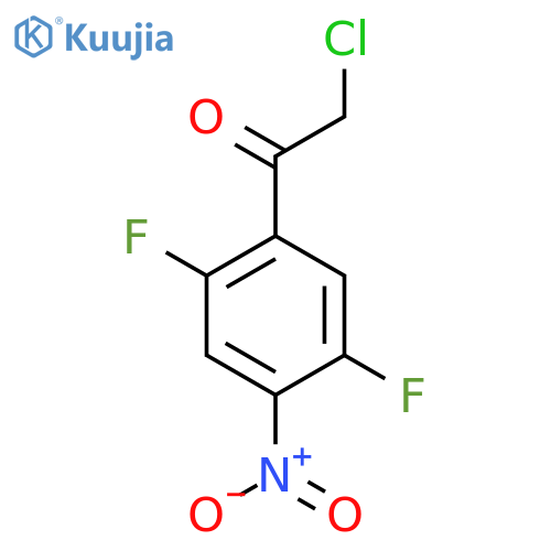 2',5'-Difluoro-4'-nitrophenacyl chloride structure